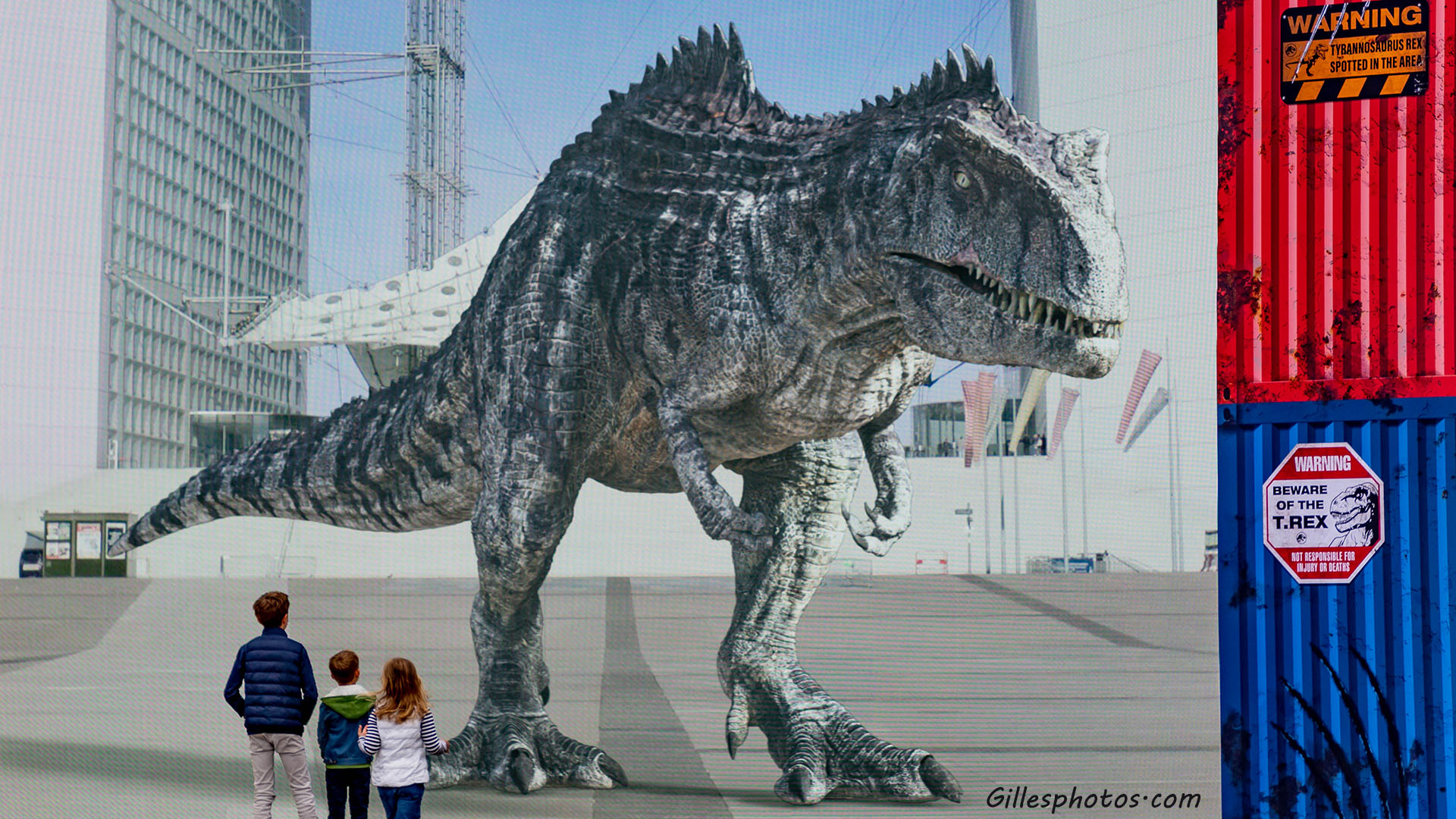 Mai 2022 : Des dinosaures sur le Parvis de La Défense